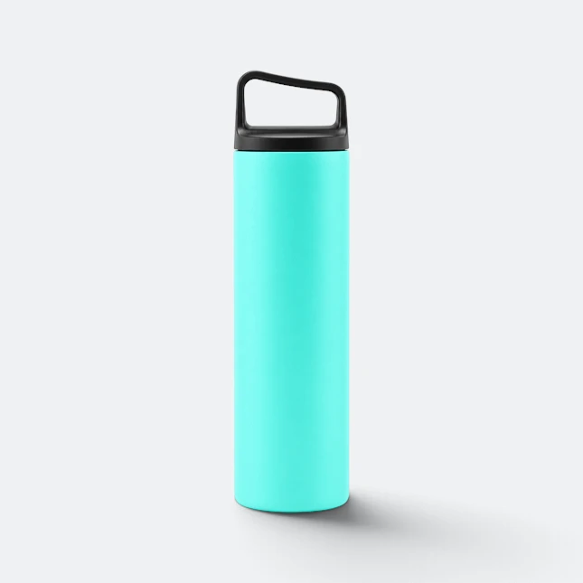 GMG2220 Slender Vacuum Tumbler with Loop Lid Turquoise Gmg2220 slender vacuum tumbler with loop lid turquoise view, thermal flask corporate gift malaysia with logo printing
