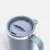 Gmg2223 mugga stainless steel office mug with lid grey lid view, thermal flask corporate gift malaysia with logo printing