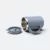 Gmg2223 mugga stainless steel office mug with lid grey lid off view, thermal flask corporate gift malaysia with logo printing