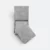 Gmg2225 grainy pu leather square coaster set grey set open view, coaster corporate gift malaysia with logo printing