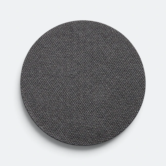GMG2226 Grainy PU Leather Round Coaster Set Black Round Texture Gmg2226 grainy pu leather round coaster set black round texture view, coaster corporate gift malaysia with logo printing