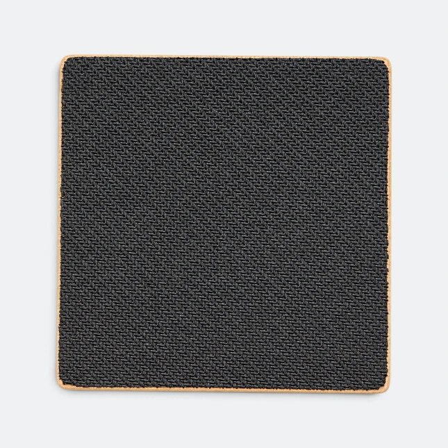 GMG2227 Korko Cork Square Coaster Set Black Square Gmg2227 korko cork square coaster set black square view, coaster corporate gift malaysia with logo printing