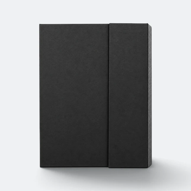 Gmg3253 krafto eco notepad with pen and sticky notes black view, eco notepad corporate gift malaysia with logo printing
