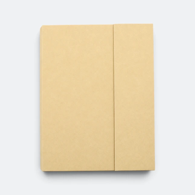 Gmg3253 krafto eco notepad with pen and sticky notes brown view, eco notepad corporate gift malaysia with logo printing