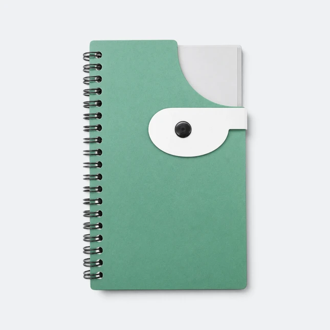 GMG3255 Curva PVC Notepad with Pen Apple Green Gmg3255 curva pvc notepad with pen apple green view, notepad corporate gift malaysia with logo printing