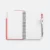 GMG3255 Curva PVC Notepad with Pen Open Gmg3255 curva pvc notepad with pen open view, notepad corporate gift malaysia with logo printing