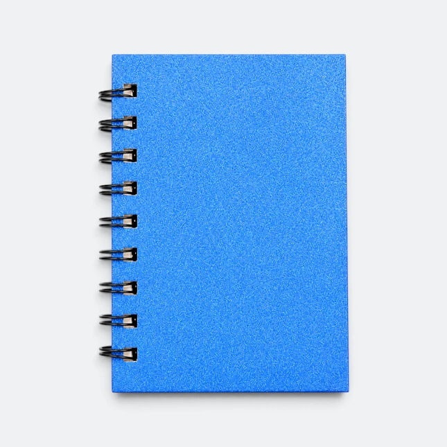 Gmg3257 spira eco notepad royal blue view, eco notepad corporate gift malaysia with logo printing