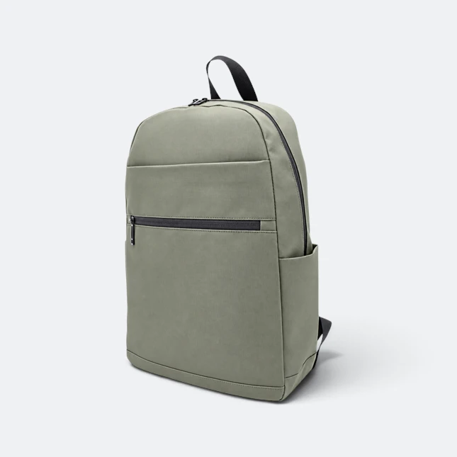 Gmg4235 everly pu leather backpack army green view, backpack corporate gift malaysia with logo printing