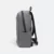 Gmg4236 hazel pu leather laptop backpack grey side view, backpack corporate gift malaysia with logo printing