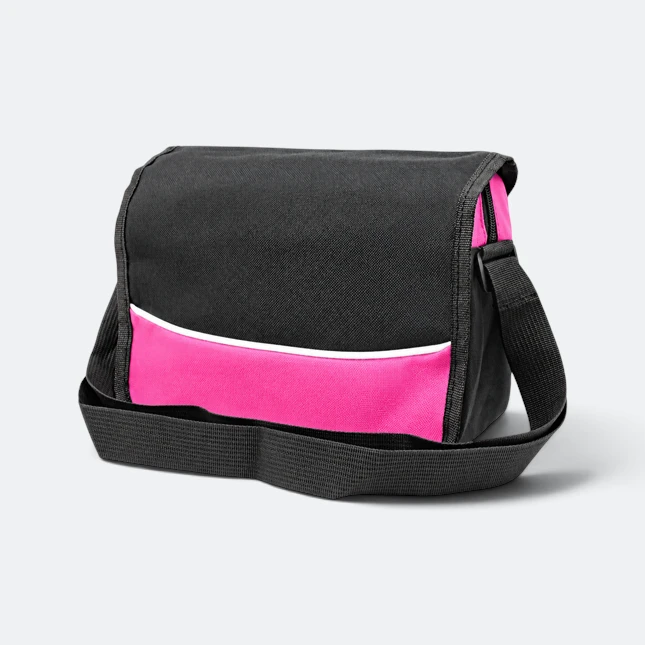 Gmg4245 flapp nylon shoulder sling bag magenta view, sling bag corporate gift malaysia with logo printing