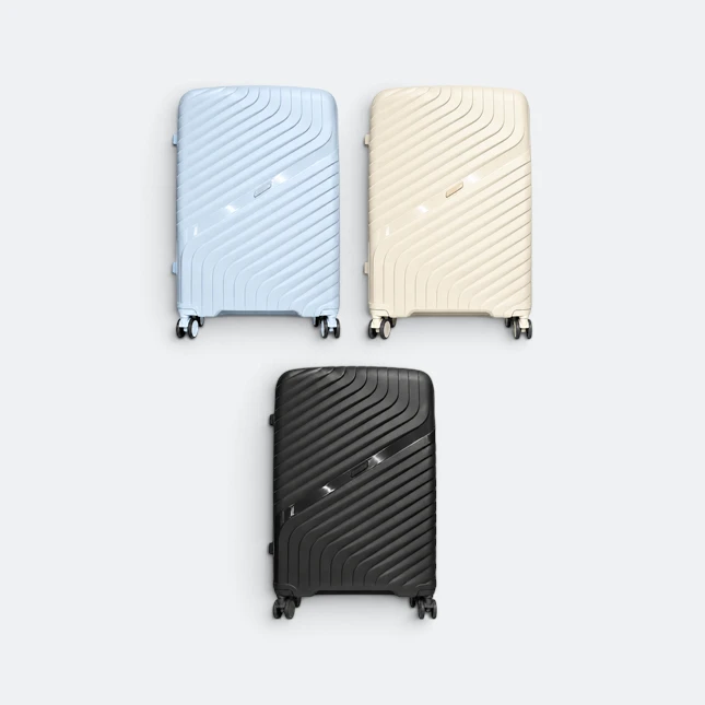 Gmg4249 jetline hard luggage 28" all colours view, travel bag corporate gift malaysia with logo printing