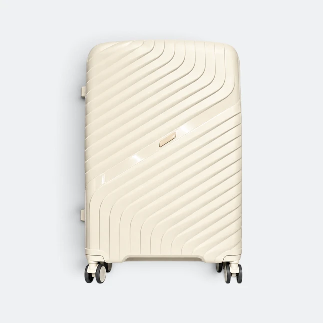 Gmg4250 jetline hard luggage 24" khaki view, travel bag corporate gift malaysia with logo printing