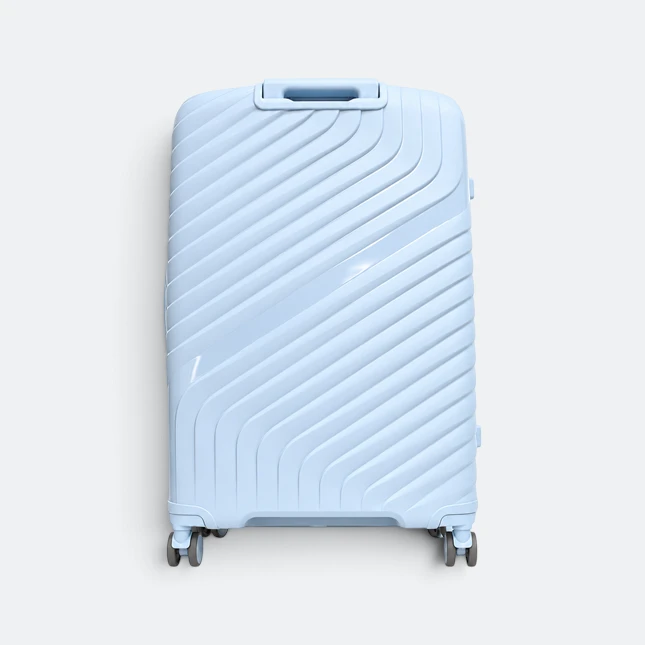 Gmg4250 jetline hard luggage 24" sea blue view, travel bag corporate gift malaysia with logo printing