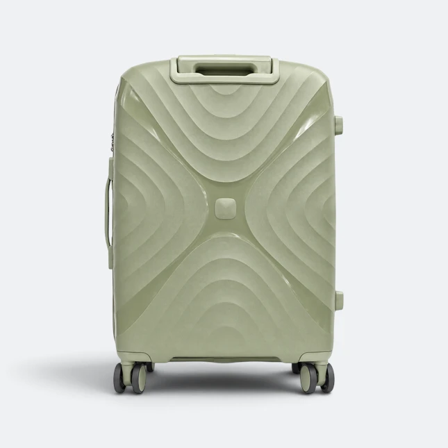 Gmg4253 orbita curve hard luggage 20" army green view, travel bag corporate gift malaysia with logo printing