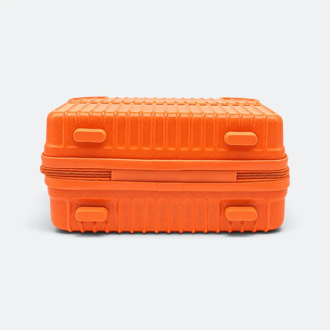 Gmg4254 orbita vanity case 14" orange top view, travel bag corporate gift malaysia with logo printing