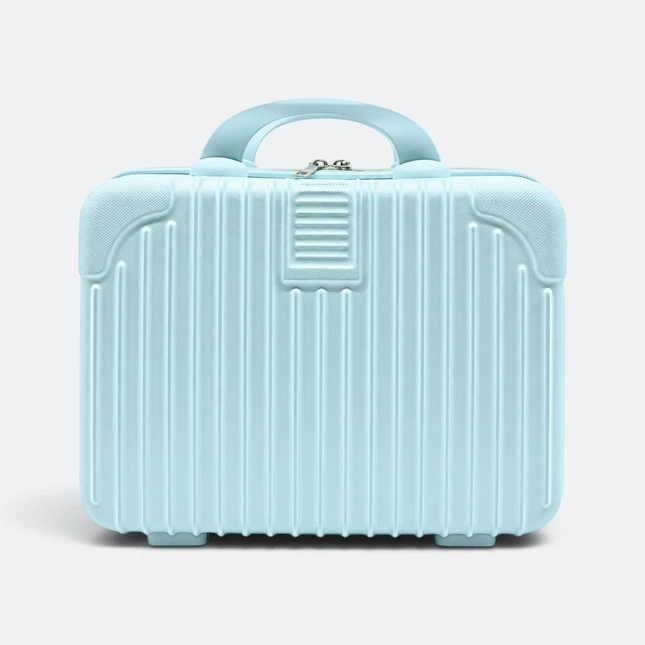 Gmg4254 orbita vanity case 14" sea blue view, travel bag corporate gift malaysia with logo printing