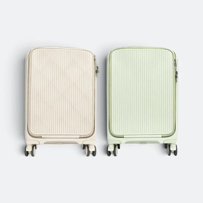 Gmg4256 stratos front pocket hard luggage 20" all colours view, travel bag corporate gift malaysia with logo printing
