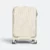 Gmg4256 stratos front pocket hard luggage 20" beige front pocket view, travel bag corporate gift malaysia with logo printing