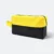 Gmg4262 duotone nylon multipurpose pouch yellow front view, toiletries bag corporate gift malaysia with logo printing