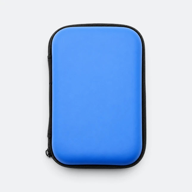 Gmg4267 shelly eva hard case gadget pouch royal blue view, gadget organizer corporate gift malaysia with logo printing