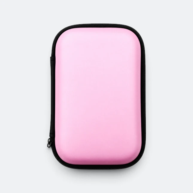 Gmg4267 shelly eva hard case gadget pouch pink view, gadget organizer corporate gift malaysia with logo printing