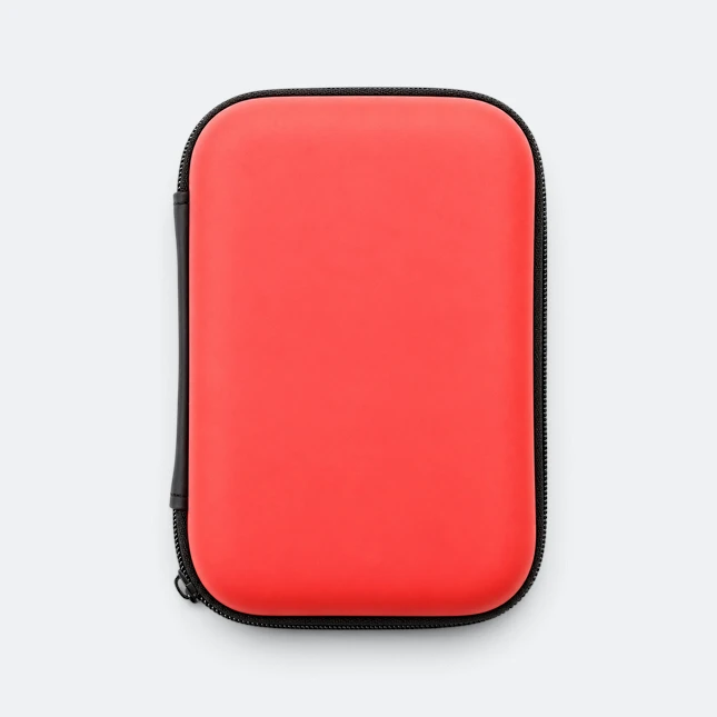 Gmg4267 shelly eva hard case gadget pouch red view, gadget organizer corporate gift malaysia with logo printing