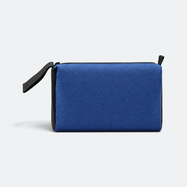 Gmg4269 flatty nylon multipurpose pouch royal blue view, toiletries bag corporate gift malaysia with logo printing