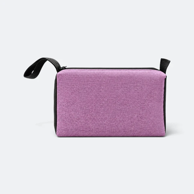 Gmg4269 flatty nylon multipurpose pouch purple view, toiletries bag corporate gift malaysia with logo printing