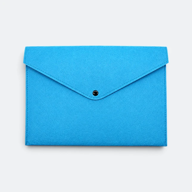 Gmg4276 envelo felt seminar folder sea blue view, document bag corporate gift malaysia with logo printing