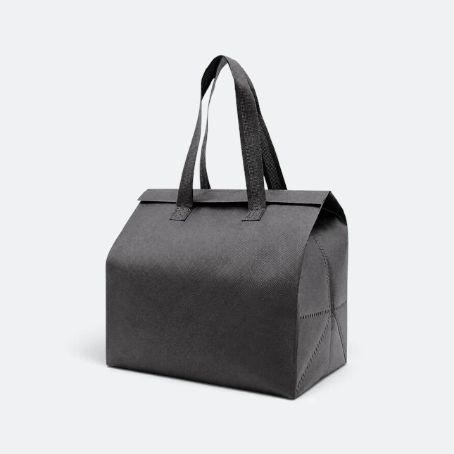 GMG5114 Frosta Foil Insulated Non Woven Bag Black Gmg5114 frosta foil insulated non woven bag black view, non-woven bag corporate gift malaysia with logo printing