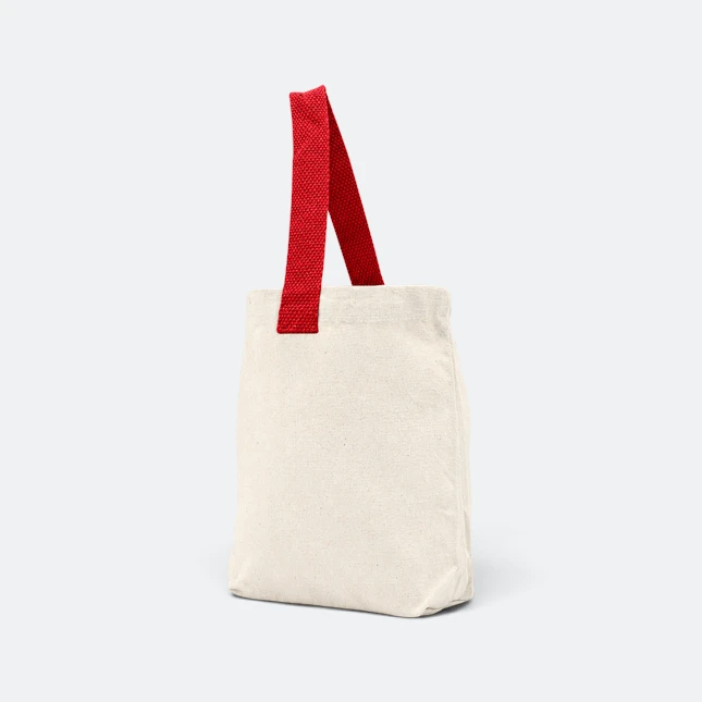 Gmg5120 cotto natural cotton tote bag 23cm red view, canvas tote bag corporate gift malaysia with logo printing