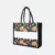 Gmg5121 floral laminated canvas tote bag dark navy blue floral view, canvas tote bag corporate gift malaysia with logo printing