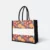Gmg5121 floral laminated canvas tote bag dark red floral view, canvas tote bag corporate gift malaysia with logo printing
