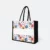 Gmg5122 floral laminated canvas tote bag light pink floral view, canvas tote bag corporate gift malaysia with logo printing