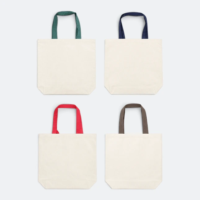 GMG5125 Gusseta Canvas Tote Bag with Colour Handle All Colours Gmg5125 gusseta canvas tote bag with colour handle all colours view, canvas tote bag corporate gift malaysia with logo printing