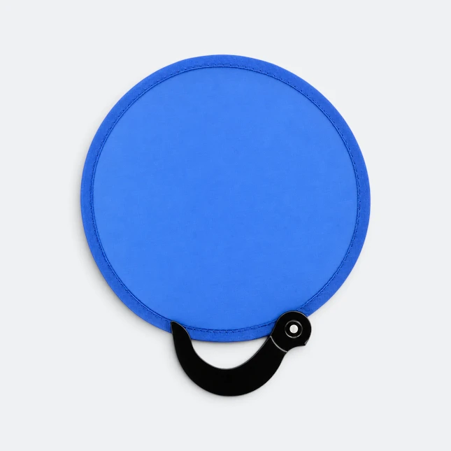 GMG7081 Rounda PP Hand Fan Royal Blue Gmg7081 rounda pp hand fan royal blue view, sports gift corporate gift malaysia with logo printing