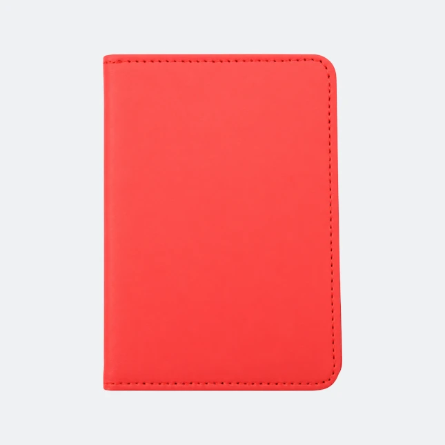Gmg7705 passo pu leather passport cover red view, passport holder corporate gift malaysia with logo printing