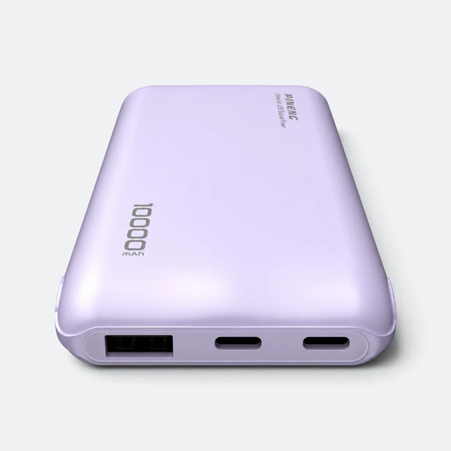 GMG8043 Pineng Slim Power Bank Purple Ports Gmg8043 pineng slim power bank purple ports view, power bank corporate gift malaysia with logo printing