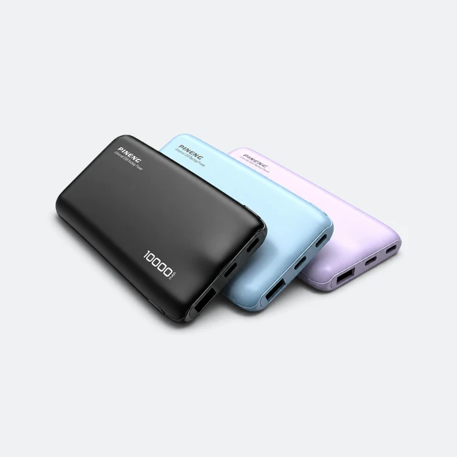 GMG8043 Pineng Slim Power Bank Stacked Gmg8043 pineng slim power bank stacked view, power bank corporate gift malaysia with logo printing