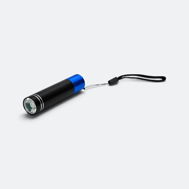 Gmg8048 glow mini led torchlight 1aa royal blue view, tool gift corporate gift malaysia with logo printing