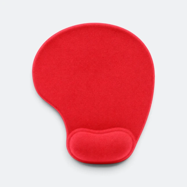 Gmg8051 resto wrist rest mouse pad red view, mouse pad corporate gift malaysia with logo printing