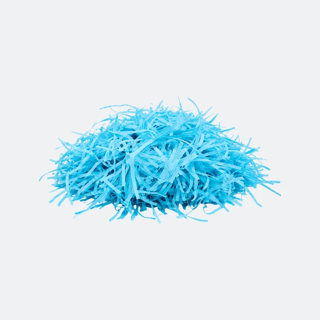 Gmg9119 coloured shredded paper filler sea blue view, gift box and hamper filler malaysia