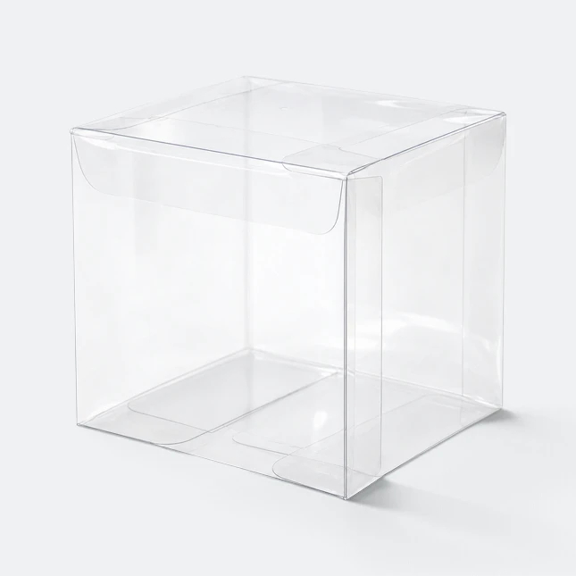 Gmg9126 pvc transparent gift box cube a view, gift box corporate gift malaysia with logo printing