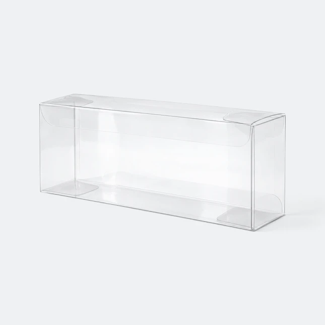 Gmg9126 pvc transparent gift box long b view, gift box corporate gift malaysia with logo printing