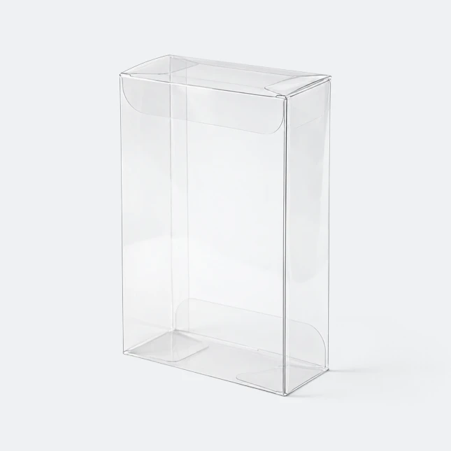 Gmg9126 pvc transparent gift box tall c view, gift box corporate gift malaysia with logo printing