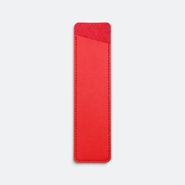 GMG9127 PU Leather Pen Sleeve Red Two Tone Gmg9127 pu leather pen sleeve red two tone view, pen box corporate gift malaysia with logo printing