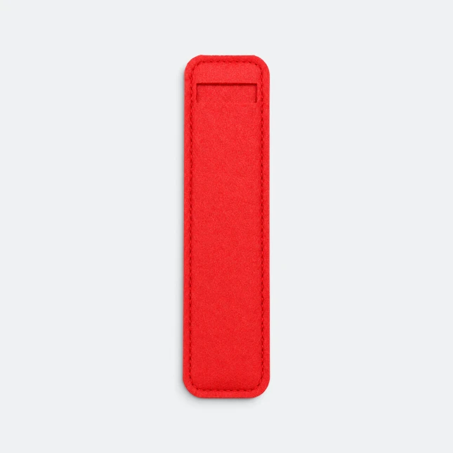 GMG9128 Felt Pen Sleeve Red Front Gmg9128 felt pen sleeve red front view, pen box corporate gift malaysia with logo printing