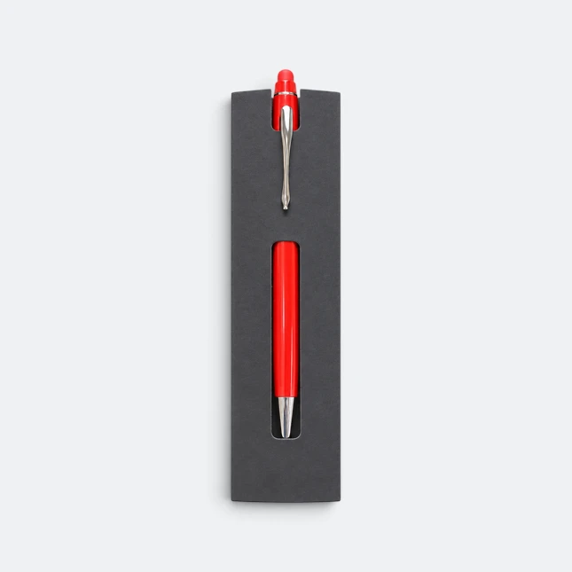 GMG9129 Kraft Paper Pen Sleeve Black With Pen Gmg9129 kraft paper pen sleeve black with pen view, pen box corporate gift malaysia with logo printing