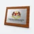 Gmg9301 teak wooden plaque with silver plate with sample logo printing, corporate award plaque malaysia with custom logo printing