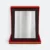 Gmg9304 red leatherette folding plaque plain, ready for custom logo engraving, corporate award plaque malaysia with custom logo printing